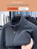 Men's Double-Sided Fleece Jacket - Warm, Casual Cardigan Hoodie for Autumn & Winter