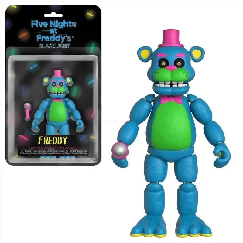Fnaf Bear Midnight Harem Five Nights Joint Movable Detachable Game Action Figure At Five Nights Security Breach Model Kids Toy
