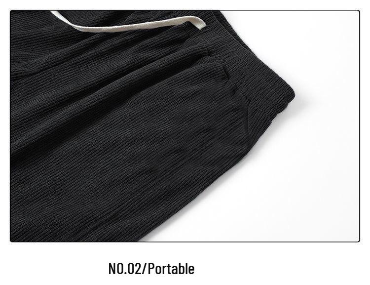 Women's High Waist Corduroy Joggers - Casual, Plus Size, Versatile Sweatpants