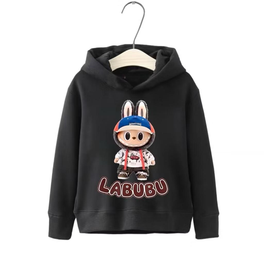 Labubu printed new design hoodie without zipper casual fashion children's clothing top