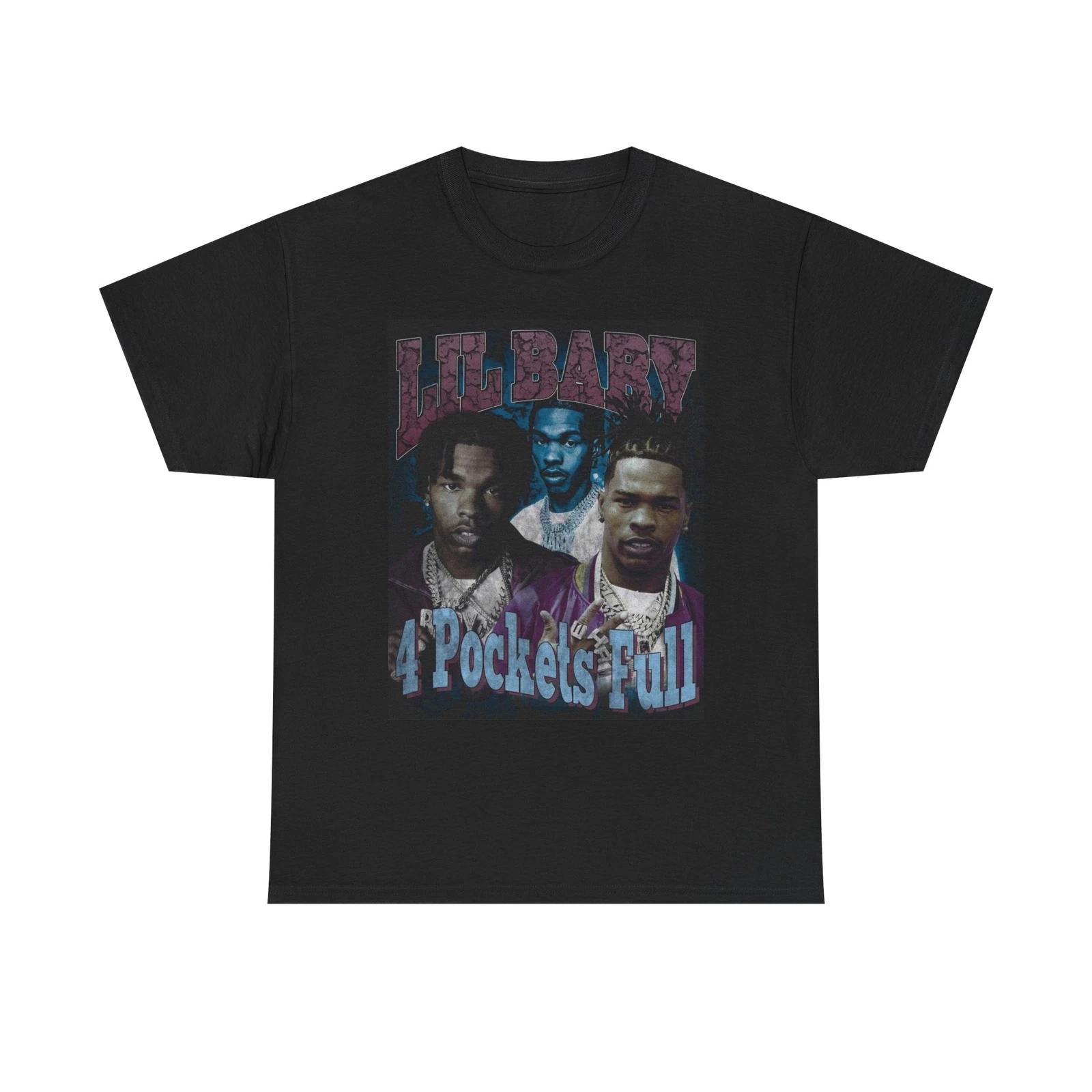 Men s and Women s T-shirts Lil Baby Graphic XXL