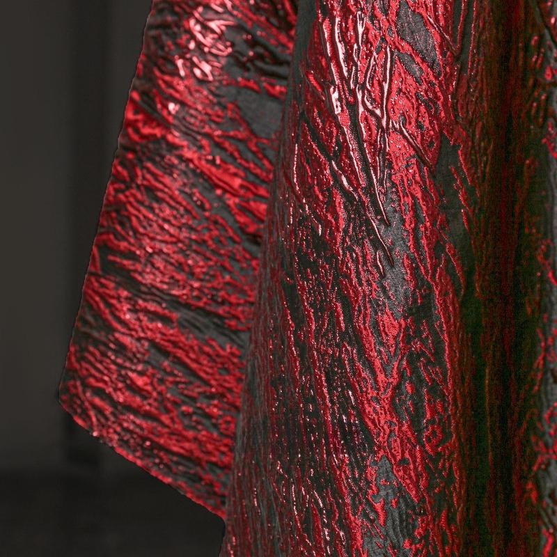 Schwerer Jacquardstoff mit Struktur 3D-geprägt für DIY-Nähen Chinesischer Mantel Jacke Mode Bastelbedarf Bekleidungsdesigner Material