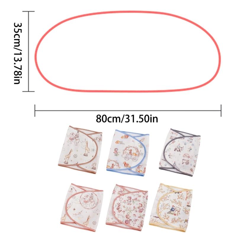 Baby Pucktücher Decke Atmungsaktiver Baumwollstoff Bequemes Wickeltuch zur Beruhigung von Neugeborenen im Alter von 0 bis 3 Monaten