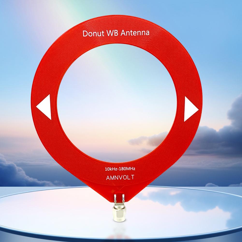 10khz-180mhz Donut MW/SW Antenna with Low Impedance Converter Medium Wave Shortwave Antenna for Ham Radio