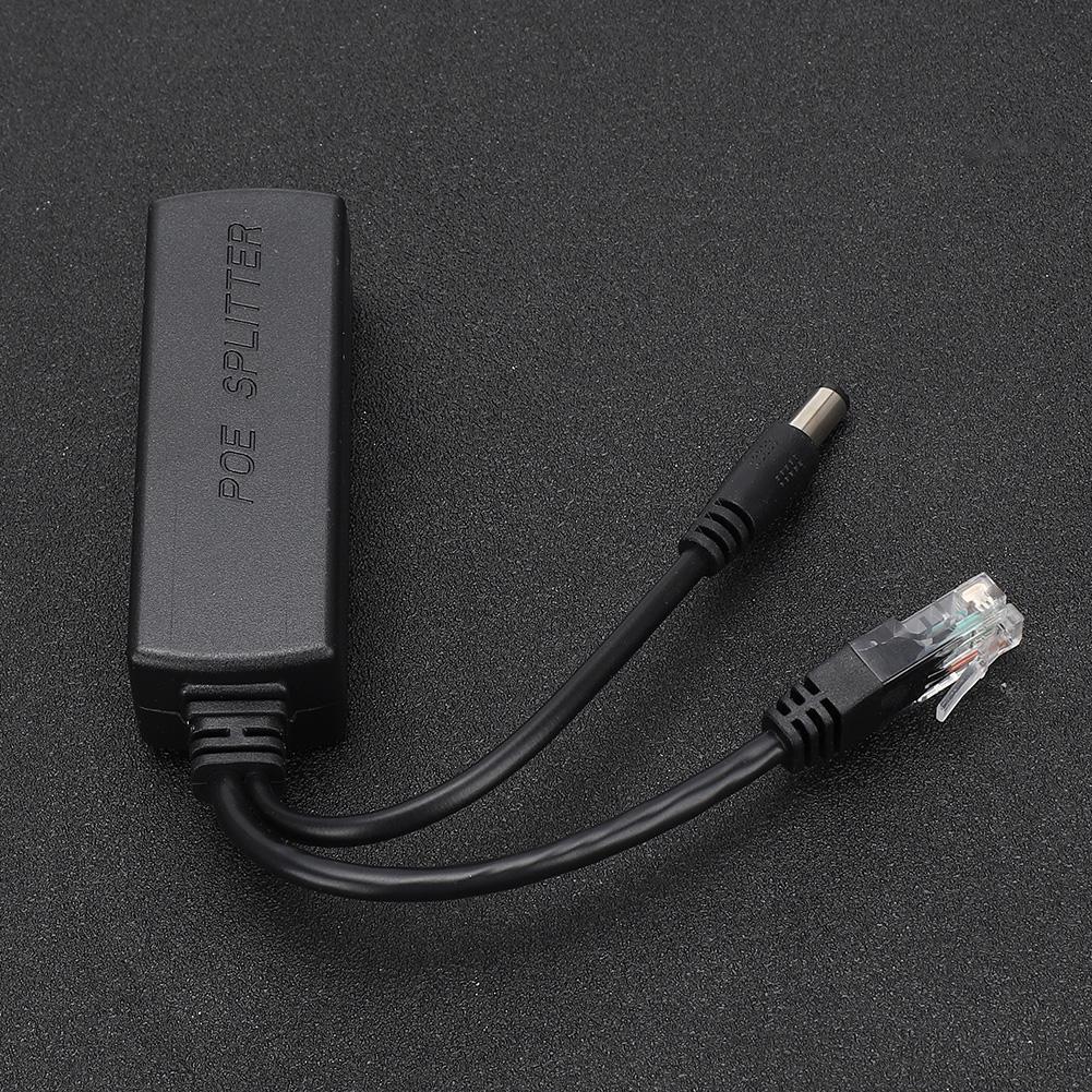 DC48V to DC12V Power POE Splitter Adapter Injector Module Lightningproof
