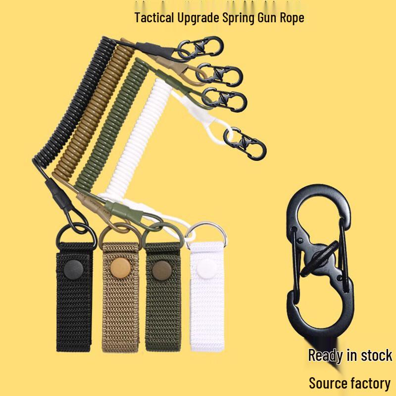 Tactical Retractable Spring Lanyard