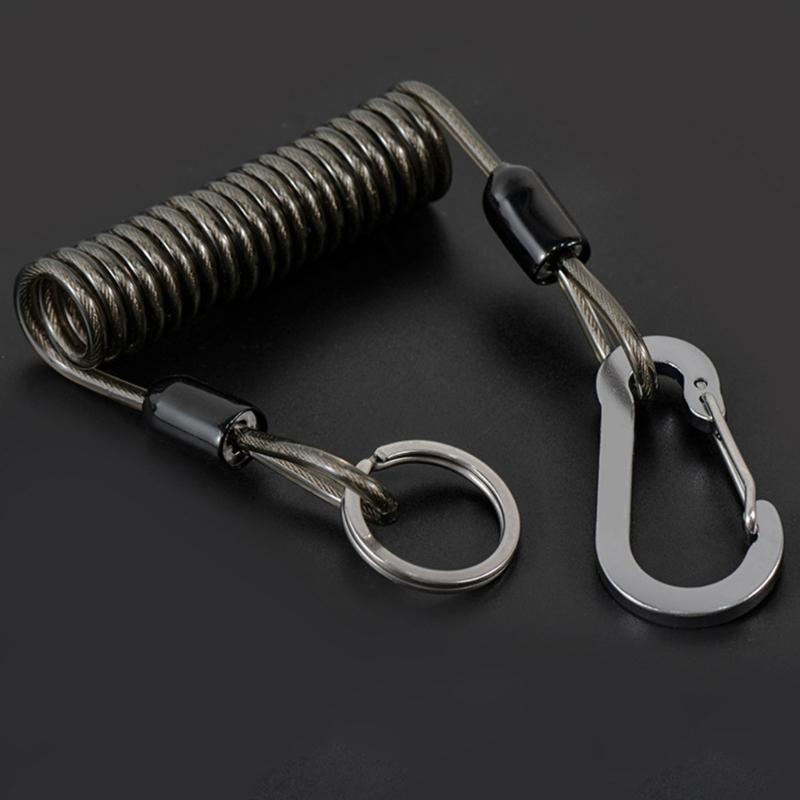 Anti-Verlust-Dehnkordel für Angelgeräte Mehrzweckwerkzeuge Angelsicherheitsleine