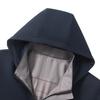 MONTAGUT Men's Mulberry Silk Blend Hooded Jacket