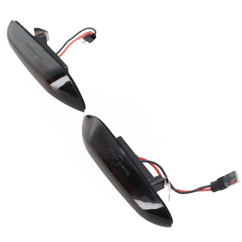 Upgrade Your For BMW's Turn Signal Lights with Yellow LED Sequential Side Marker Lights Reliable and Long Lasting
