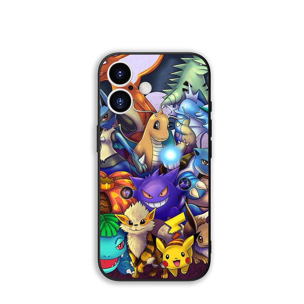 For Samsung Galaxy A07 A13 A12 A23 A50 A51 A52 A53 A70 A71 A72 A04 Note 20 9 8 10 Case GO Gengar Lovely P-Pokemons P-Pikachus
