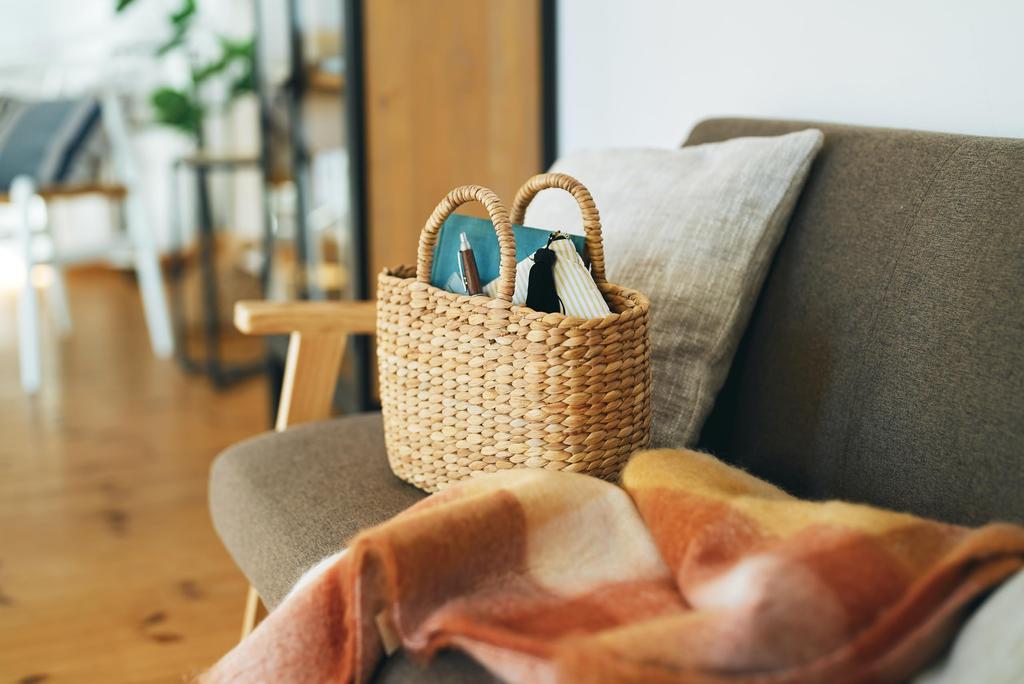 Chidori Industry Water Hyacinth Basket Bag HC-140NA