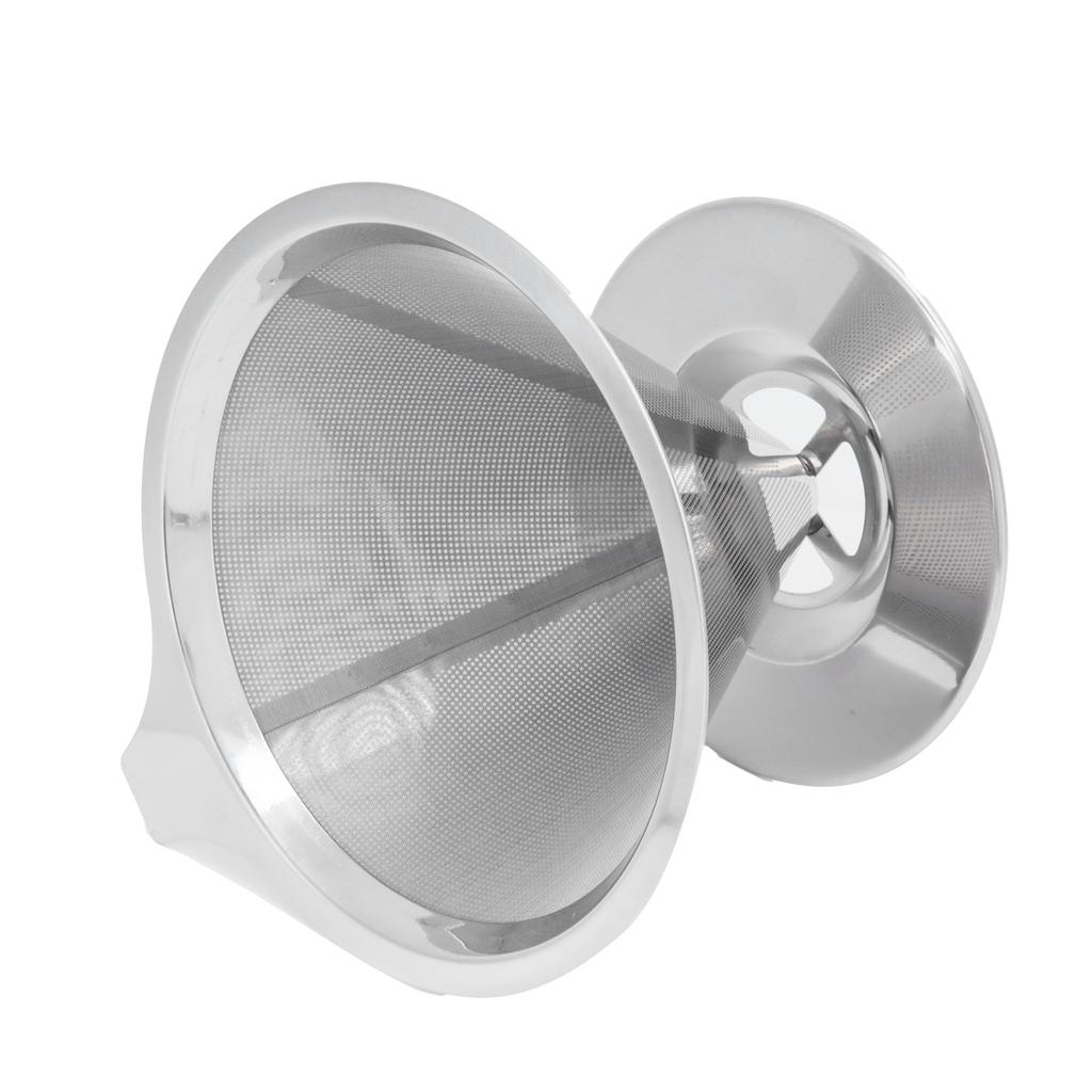 Stainless Steel Brew Drip Coffee Filter Funnel Cup Dripper Coffee Machine Accessories
