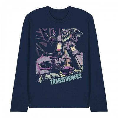 Transformers Unisex Adult Generations Decepticon On The Hunt Soundwave Long-Sleeved T-Shirt