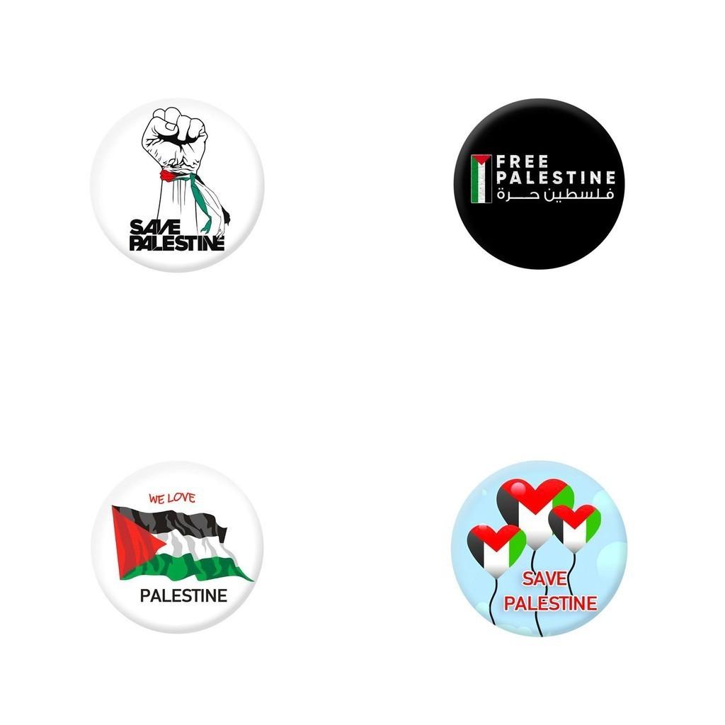 Palestine Flag Emblem Badge Hot Selling Iron Cross-border On