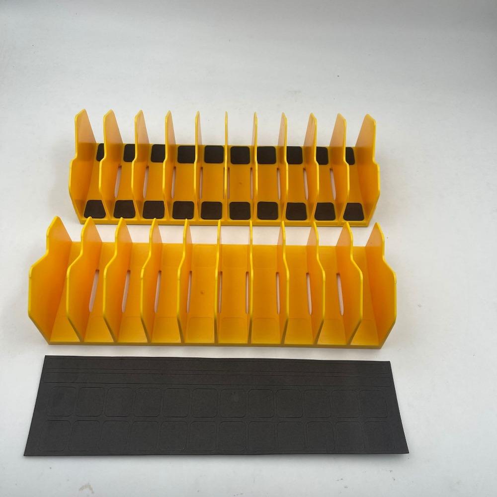 3" H Drawers Pliers Storage Rack Non-Slip Rubber Base Tool Storage Box  Workshop Containers