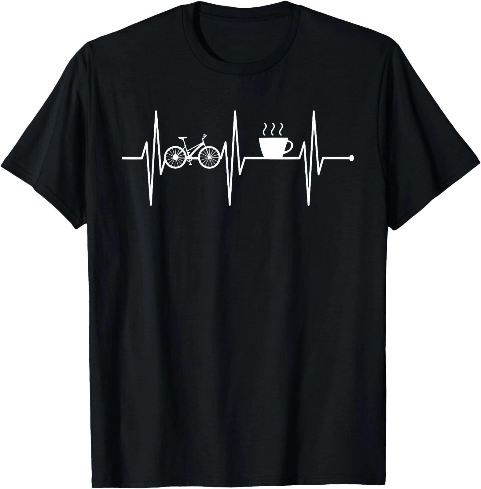Bicycling Shirt Coffee Lover Cycling Biking Funny Biker T-Shirt 3XL