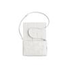 Bottega Veneta Cassette Pillow Bag Fashion Solid Color Minimalist 15 Grid Woven Check Lambskin Shoulder Crossbody Bag Women bags White 578004VMAY19005