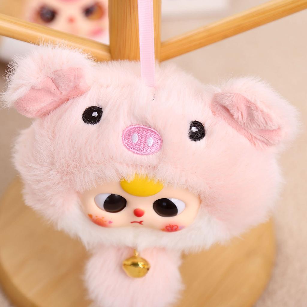 Niedliche Vinylpuppe Plüschtier Baby drei Jahre alt verwandelte sich in Tierpuppe Puppe Großhandel Geburtstagsgeschenk Mädchen