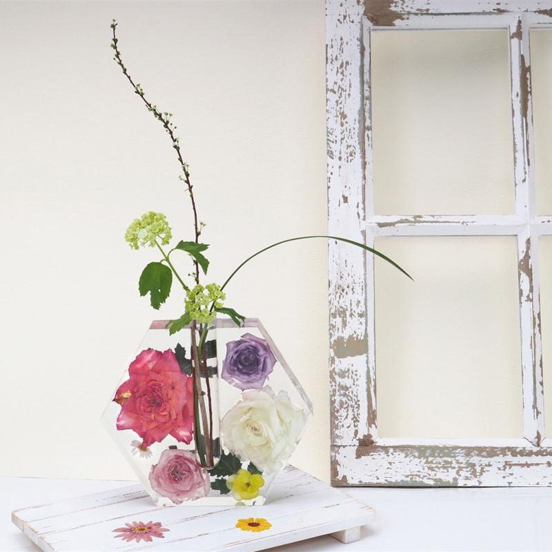 DIY Craft Resin Silicone Mold 2-in-1 Test Tube Water Planting Vase Template for Art Decoration House Accs Casting