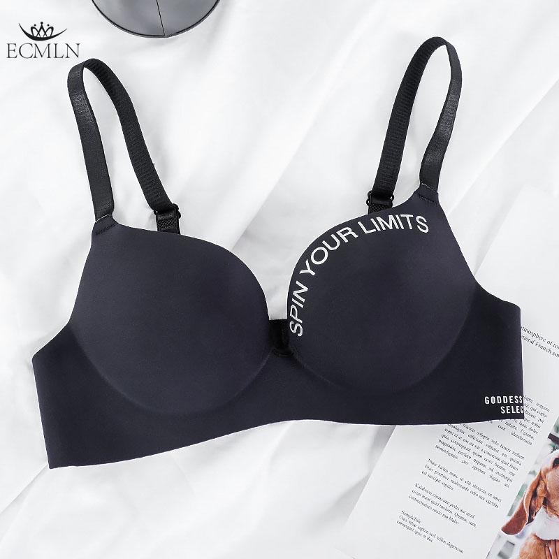New Style Underwear Gathered Bra Without Steel Ring Thin Seamless Student Girl Lift Small Bras