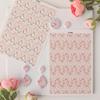Flower Clay Transfer Paper Bird Flower Transfer Paper Water Soluble Transfer Paper for Clay Earrings Jewelry Making