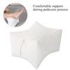 Nail Art Table Hand & Foot Pillow Soft PU Arm Rest Salon Manicure Nail Care Pillow White