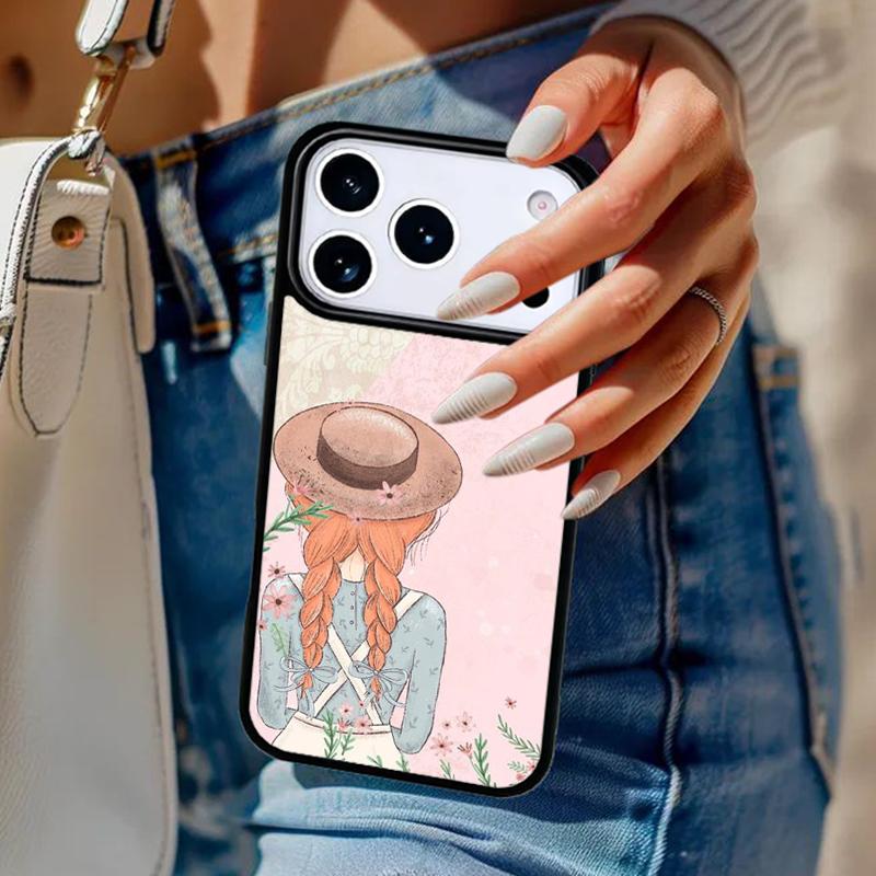 Anne with an E Soft Phone Case For iPhone 17 Air 14 15 13 12 Max Cover For Apple 14 15 16 16e 11 Pro Max Plus Coque