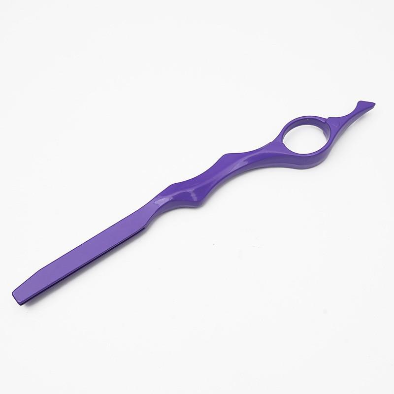 

Профессиональная филировочная бритва для парикмахерской и дома - Космический алюминий для стрижки волос, бровей и бритья лица