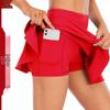 Women's Summer Pleated Sports Skirt for Tennis, Badminton, Running, Fitness, Yoga, and Golf with Sun Protection