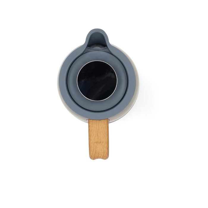 Bouilloire Nedis - 1,7 L - Gris - Socle 360° - Élément chauffant dissimulé