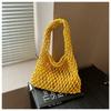 Hollow Knitted Handbag Summer New Solid Color Niche Design Fashionable Versatile Women's Bag