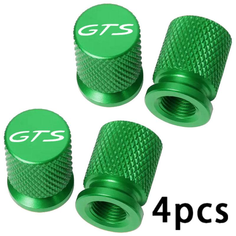 Car Wheel Tire Valve Caps For Porsche GTS Series 911 918 992 GTS 718 Boxster Cayman GTS Panamera Taycan GTS Cayenne Macan GTS