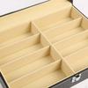 Sunglasses Organizer Glasses Display Case 8 Slots Vintage Space Saving Eyeglasses for