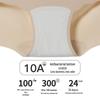 Fenteng Women's 10A Antibacterial Seamless Mid-High Waist Briefs 3-Pack