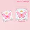 Butterfly Birthday Party Waterproof Tablecloth Spring Summer Outdoor Butterfly Party Table Decor Girl Birthday Party Supplies