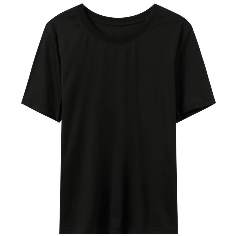 Sancai Women's Plus Size Loose Fit Round Neck Short Sleeve T-Shirt