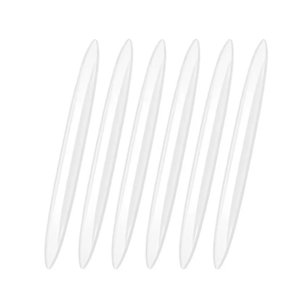 

6Pcs Door Edge Protection Anti-Collision Strip Invisible Decoration Strip Car Protector Stickers Scratch Resistant Edge Guard білий