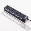 7-Port USB Hub with Individual Switches - Hub Expansion Splitter