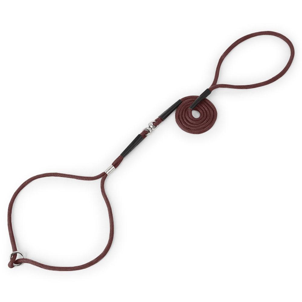 

Поводок для собак из нейлоновой веревки, легкий, тонкий, круглый поводок для дрессировки собак из нейлона, не тянет, отлично подходит для маленьких и средних собак коричневый