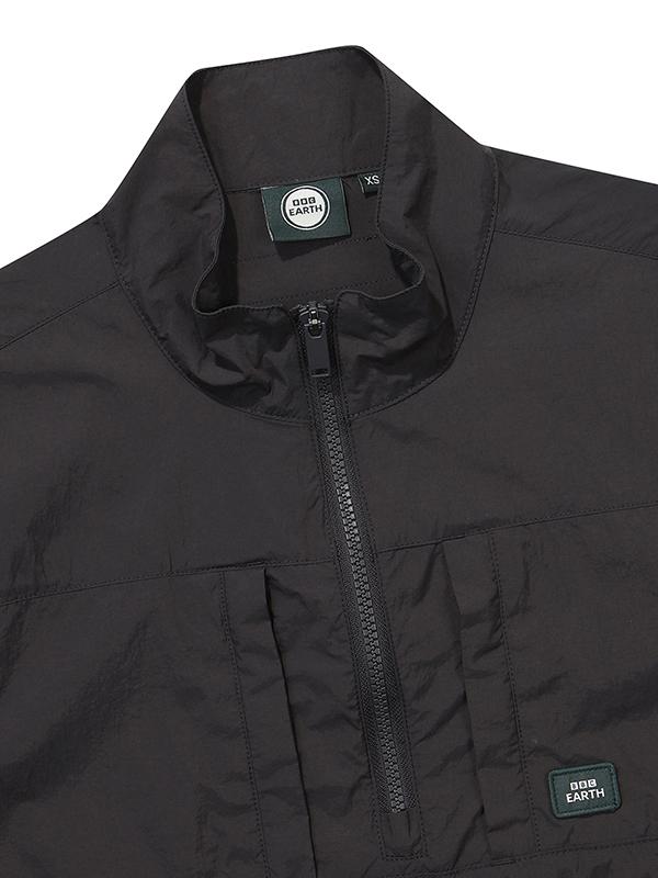 Bbc Earth Utility Pocket Short Sleeve Anorak_Charcoal