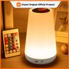 Luce Notturna RGB a 13 Colori con Telecomando Touch Dimmerabile Lampada Portatile da Tavolo/Comodino Lampada Notturna Ricaricabile USB