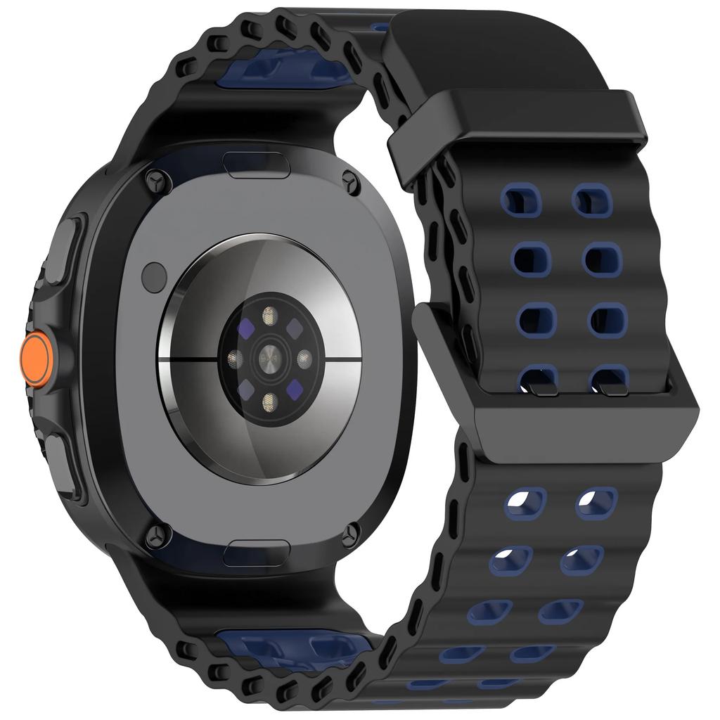 Two-Tone Strap For Samsung Galaxy Watch 8 40/44mm Silicone Sports Band Bracelet For Galaxy Watch 8 Classic 46mm Replacement Band