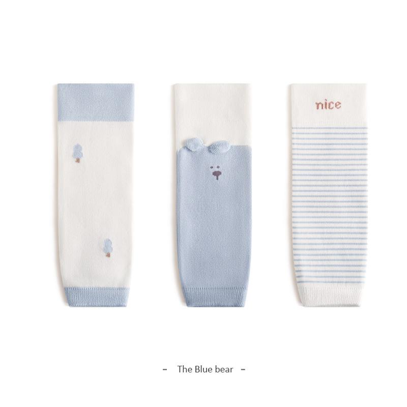 3 Pairs Long Baby Knee Pad Warm Leg Warmer Toddler Knee Pads Sports Crawling Kids Knee Pad Cartoon Leg Warmers For Baby