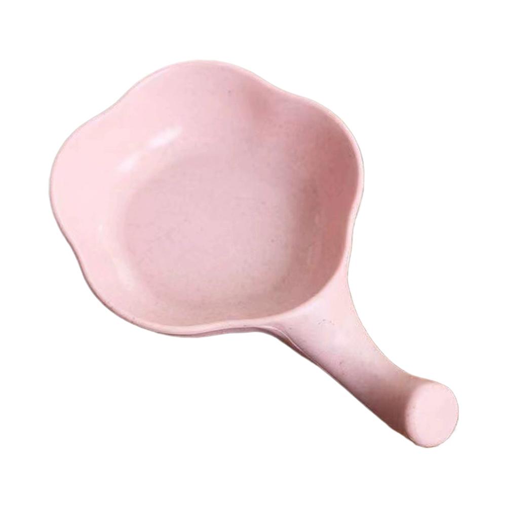 Mini Seasoning Bowl All-purpose Wheat Straw Seasoning Small Dish with Handle Sauce Vinegar Seasoning Dish Sauce Snack Plate 1pcs