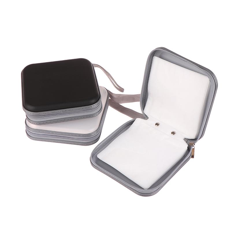 1Pc Cd Case Portable Waterproof Compression Cd Package 40 Disc Capacity For Home Office And Car Storage Cd Packing Box