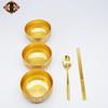 Hongda Brass Dragon & Phoenix Auspicious Copper Coin Bowl - Creative Home Ornament Gift