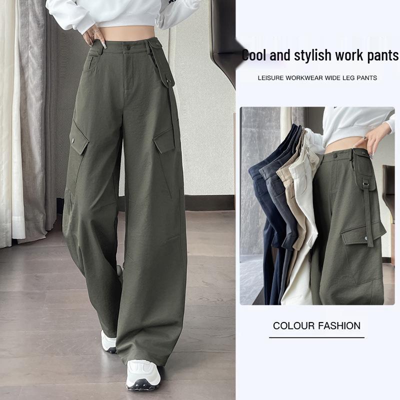 Autumn 2025 Women's American Work & Hiking Pants: Loose, Slimming, Casual Cool Style.