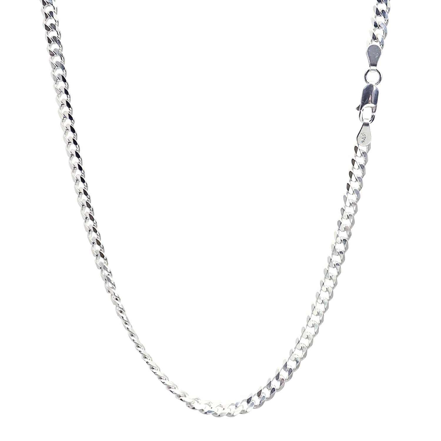

Kihei Cut Chain Necklace Silver SV 925 Width 55cm [Sears] 6-sided 4.6mm