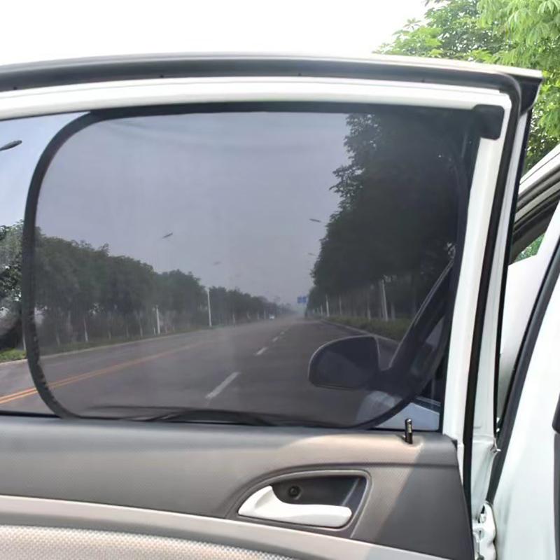 1Pair Car Sunshade Covers Universal Anti-Uv Windscreen Folding Visor Auto Side Window Sun Shade Protector Car Accessories