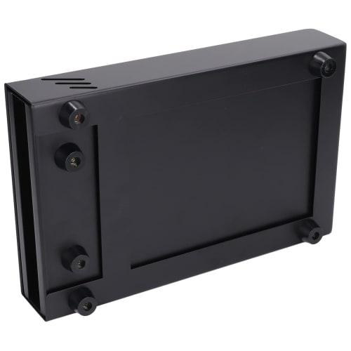 Stainless Steel Rubber Knock Box Drawer for Espresso Coffee, Thickening Coffee Residue Powder, Suitable for Home and Shop Use (Black LR063682)